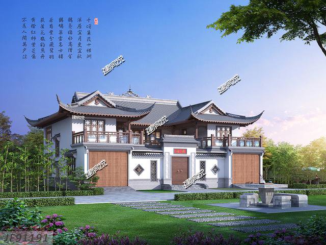 5款中式别墅，中国人的归属心安之所，唯宁静以致远，归心生活