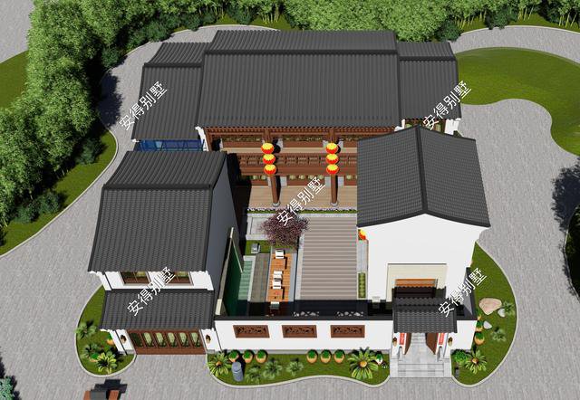 新中式风格引领民居建筑，7款精品四合院别墅设计，真正的豪宅