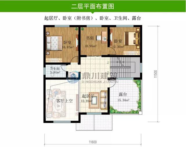 复式三层自建别墅，7款欧式风格设计，江苏农村盖房潮流款