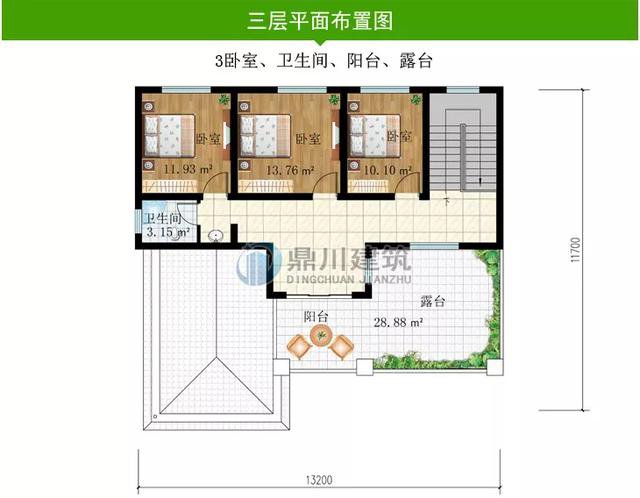 复式三层自建别墅，7款欧式风格设计，江苏农村盖房潮流款