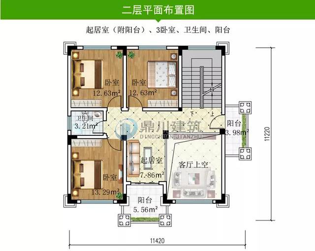 复式三层自建别墅，7款欧式风格设计，江苏农村盖房潮流款