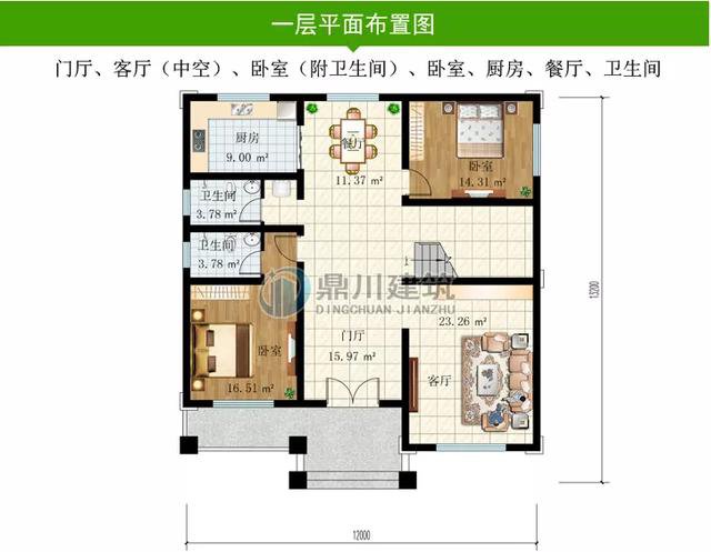 复式三层自建别墅，7款欧式风格设计，江苏农村盖房潮流款