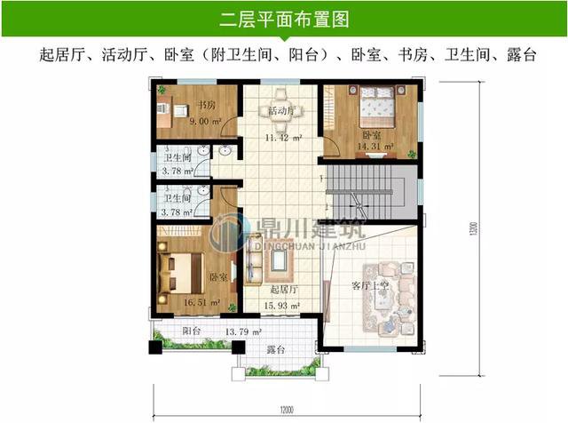 复式三层自建别墅，7款欧式风格设计，江苏农村盖房潮流款