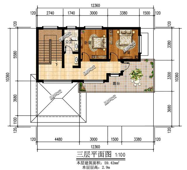 面宽12米，占地131平的网红爆款现代风别墅，33万建一栋