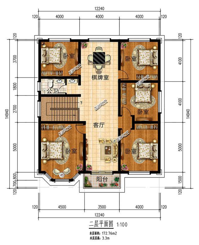 实话告诉你，这款别墅好看到爆，在农村建的相当火爆