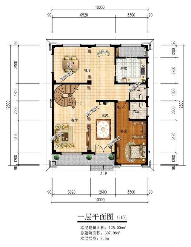 广东老板，仅花35万建面宽10米、占地125平别墅，厉害了