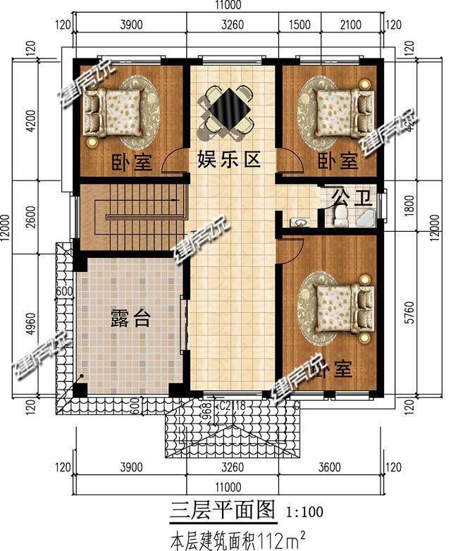 这栋面宽11米的别墅图纸，不点开看是你的错，看了不喜欢是我的错