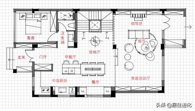 四口之家的四层别墅生活，奢华的让人羡慕（上）