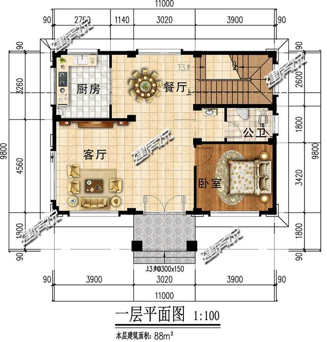 占地88平也能建造新中式别墅，你别不信，看完你肯定会收藏的