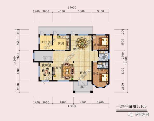 17×14米的简欧三层别墅，轻奢有度，拥有了他让你排面十足