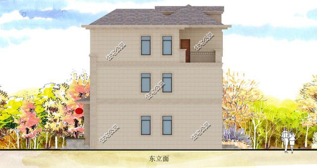 适合农村大家庭建的欧式别墅，12×15米8室4厅6卫，心动不？