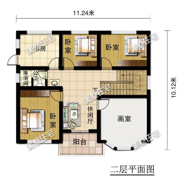 小面积这样建不会错，7栋占地120㎡二层别墅，每栋都是良心出品