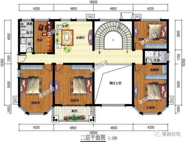 在湖南农村建了很多的两栋别墅，室内均有堂屋，配置相当多