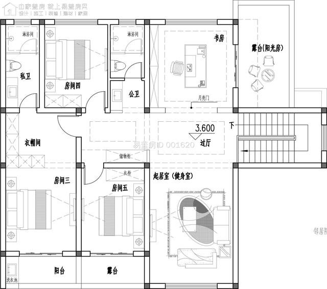 露台+阳光房，陕西渭南51万农村自建房现代别墅