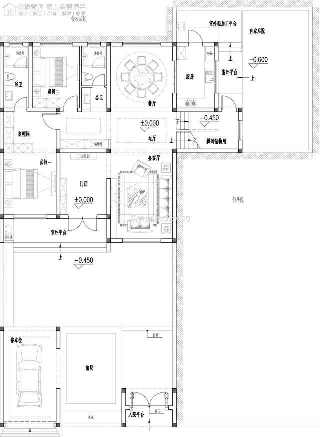 露台+阳光房，陕西渭南51万农村自建房现代别墅