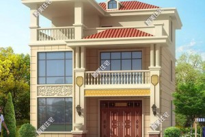 宽9米多的自建房户型图纸，南北通透的户型。