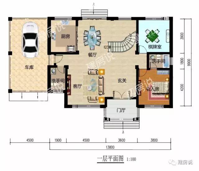 自建房想要漂亮又实用？推荐五款三层别墅，经济实用户型精美！