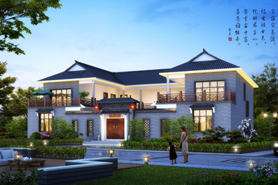 中国最美的挑空四合院别墅设计方案，布局也更接地气！