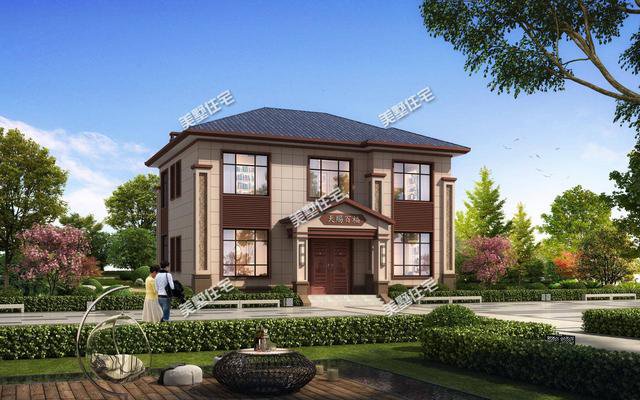 13x11米的二层新中式别墅，一家人居住刚刚好，有品位的人都喜欢