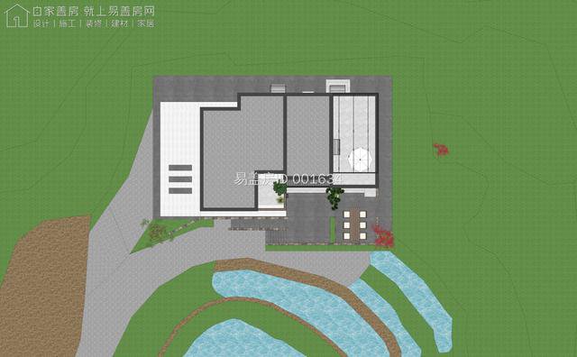 502.8㎡的乡村别墅，湖南现代小院通透开敞，你觉得怎样