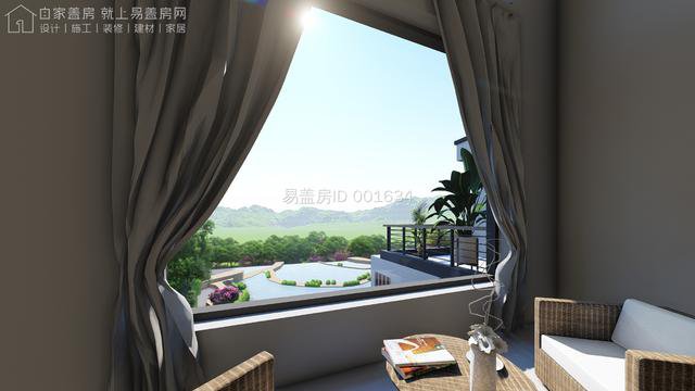502.8㎡的乡村别墅，湖南现代小院通透开敞，你觉得怎样