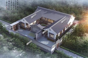 一层四合院别墅效果图，漂亮极了，邻居追悔莫及。