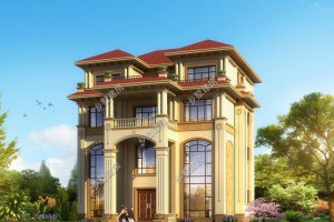 四层别墅户型图纸，实用美观，建房不二之选。