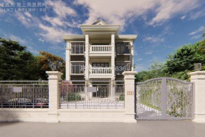 51万农村建小别墅方案，整体营造出壮阔之感。