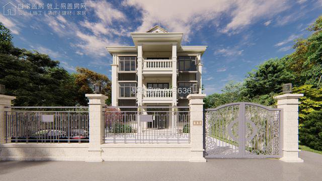 51万农村别墅小占地，浙江业主坐拥超大双庭院，欧式小院你喜欢吗