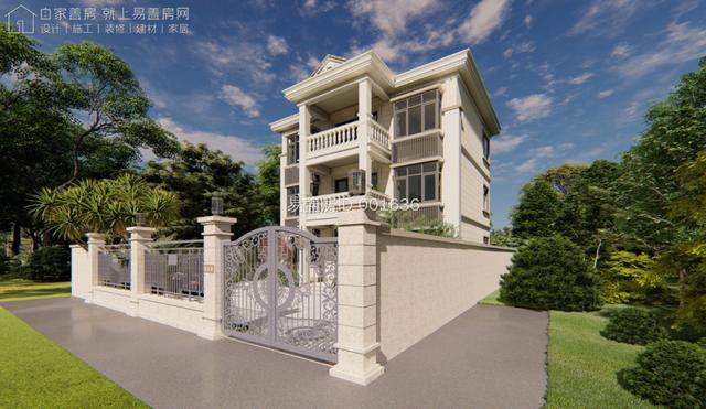 51万农村别墅小占地，浙江业主坐拥超大双庭院，欧式小院你喜欢吗