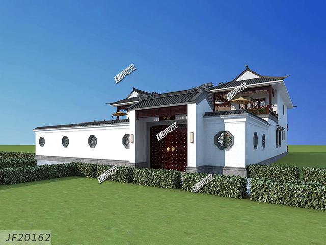 古色古香的四合院，盖一栋，全村人都为你喝彩，干得漂亮