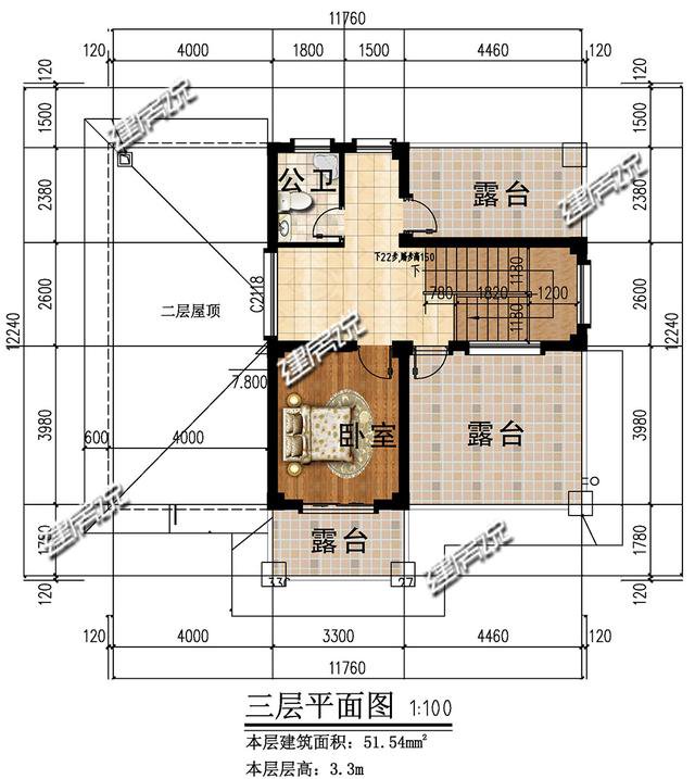 5款三层欧式别墅，农村建房主流户型，不要错过，收藏图纸不迷路