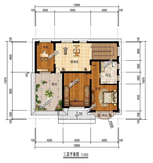 5款三层欧式别墅，农村建房主流户型，不要错过，收藏图纸不迷路