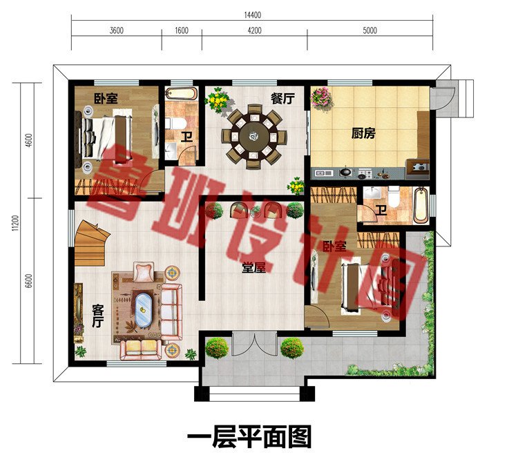 新农村二层简欧新款别墅设计图，低调奢华外观图有内涵