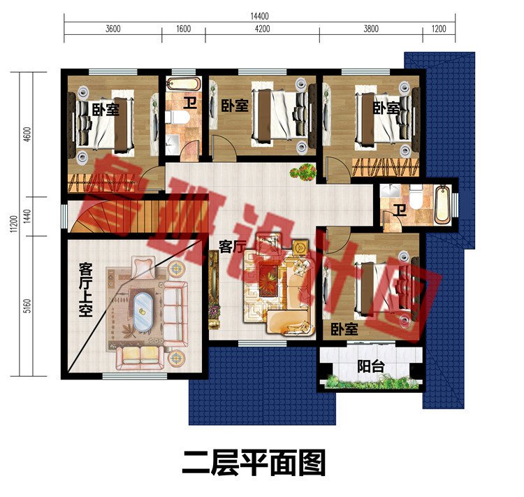 新农村二层简欧新款别墅设计图，低调奢华外观图有内涵