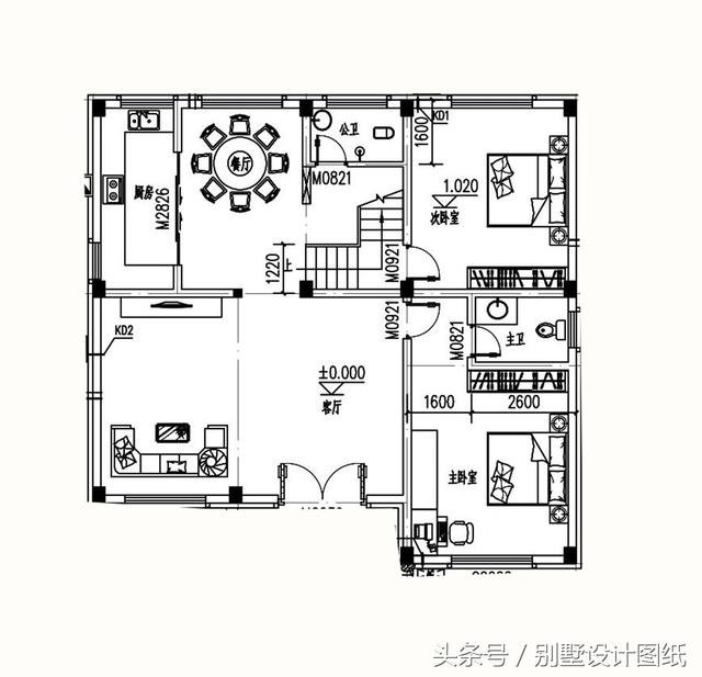3套新农村自建房三层别墅施工图纸最后这套安静优雅得像世外桃源