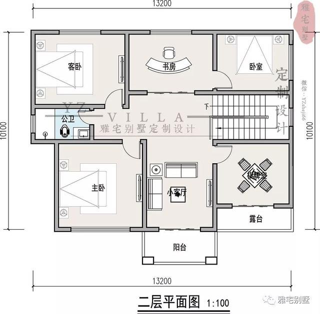 10x13米，湖北黄冈吴先生两层新中式别墅设计，简洁时尚风