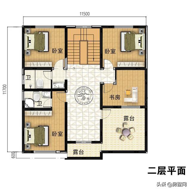 别墅设计：二层欧式别墅，雅致大气带露台