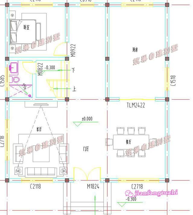 浙江宁波130平米简约方正乡村自建房效果图，经典户型不容错过