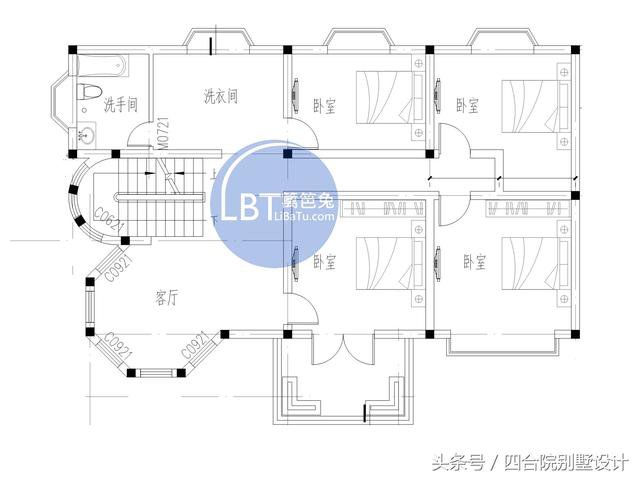 现在都流行的地中海风格三层别墅，在村里建一栋让别人无法模仿！