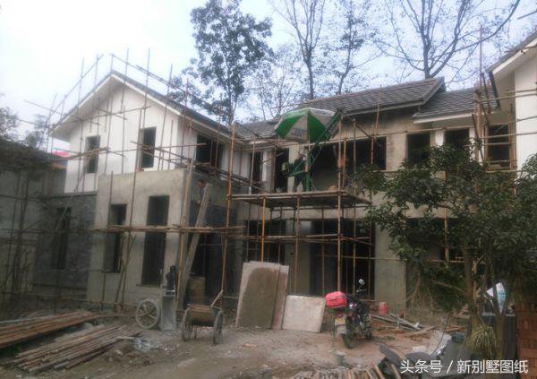 四川农村包工头40万自建小资新中式别墅，城里人自叹不如