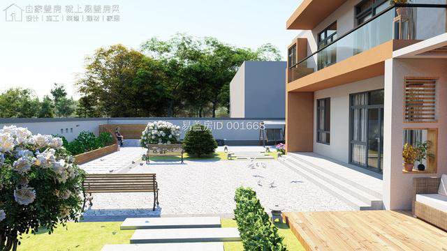 北京房山占地195.3㎡大面宽现代别墅，业主家长辈觉得很实用