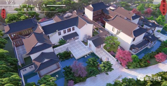 苏派中式合院，小桥流水，亭台楼阁，惬意居住生活