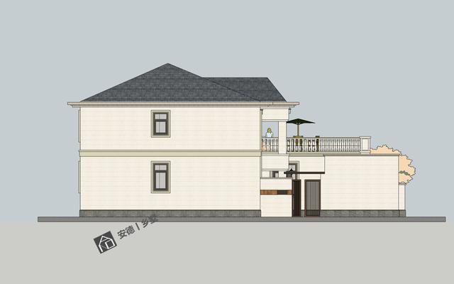 北京延庆王家别墅，建筑尺寸：20X20，土建造价：92万