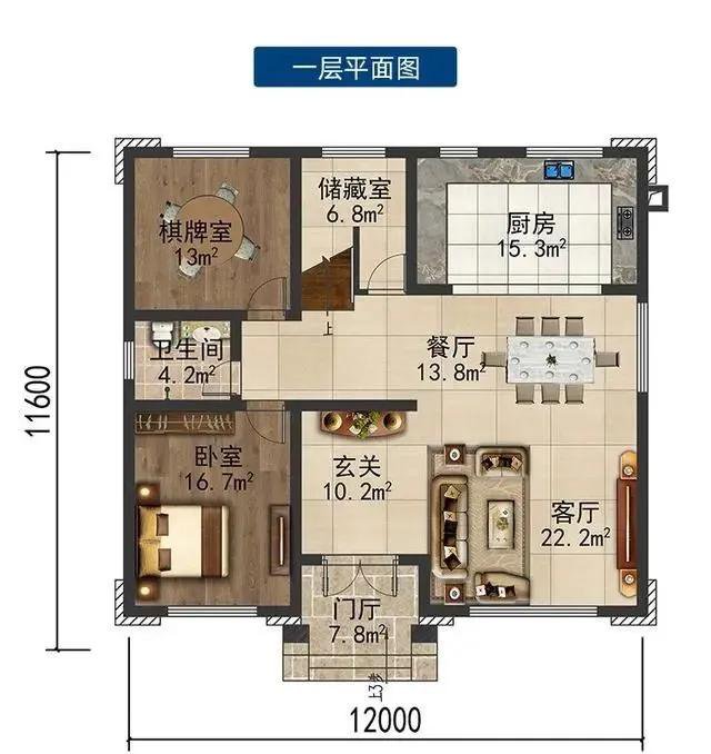 5款别墅带院子栋栋经典，第2款最火，建栋村长都羡慕