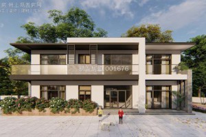 75万二层自建房户型图，衬托稳重之感。
