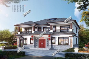 中式2层别墅设计方案，40岁能住上，你就是人生赢家。