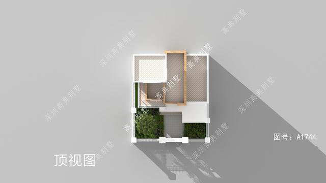一套带庭院的现代风格别墅，绝对是村里的颜值担当