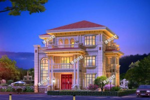 6款农村自建别墅户型图，整体造型精致大气自成一体。