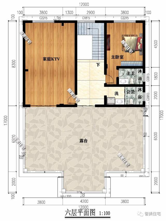 2栋平屋面设计的多层别墅，回老家盖豪宅，一看就是富户